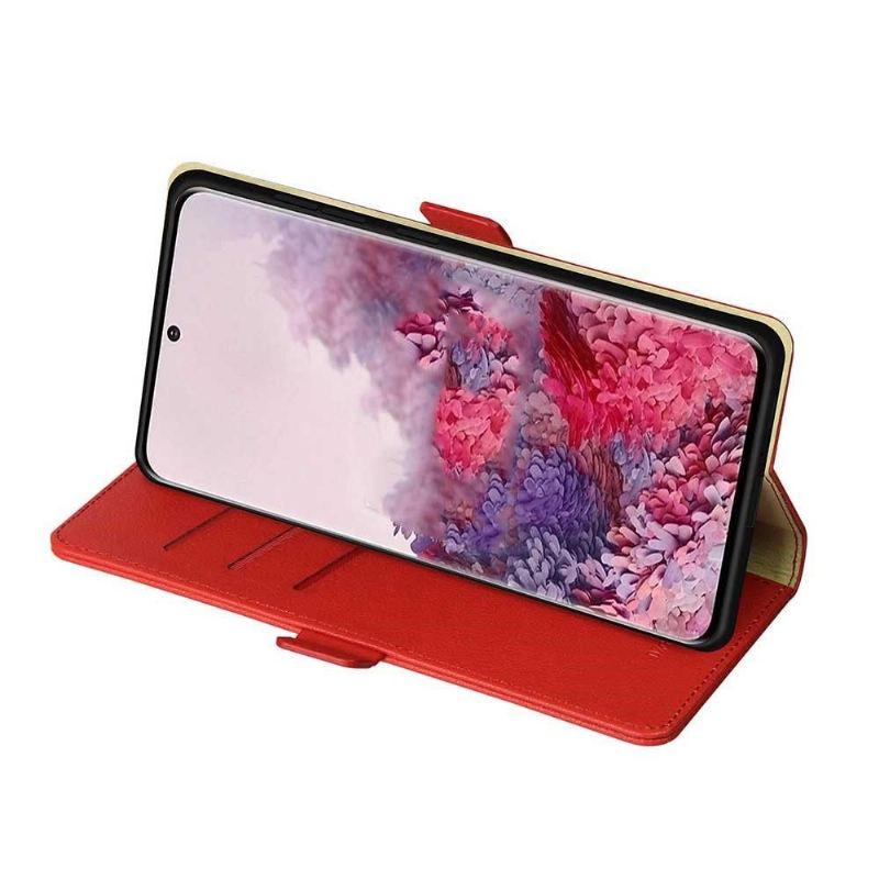 Flip Case Für Samsung Galaxy A71 Milo-serie Kunstleder