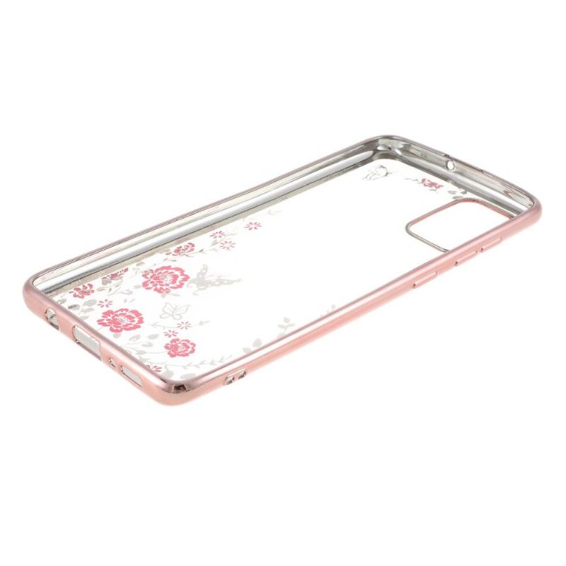 Handyhülle Für Samsung Galaxy A71 Schutzhülle Blumenfrühling Transparent