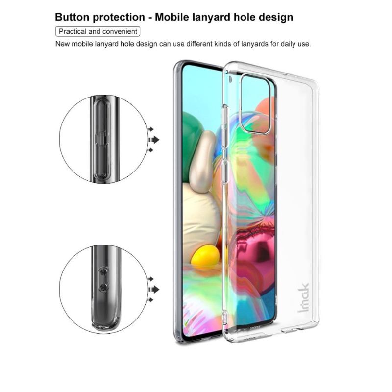 Hülle Für Samsung Galaxy A71 Anti-Sturz Imak Transparent + Schutzfolie