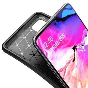 Hülle Für Samsung Galaxy A71 Gel-kohlefaser-stil