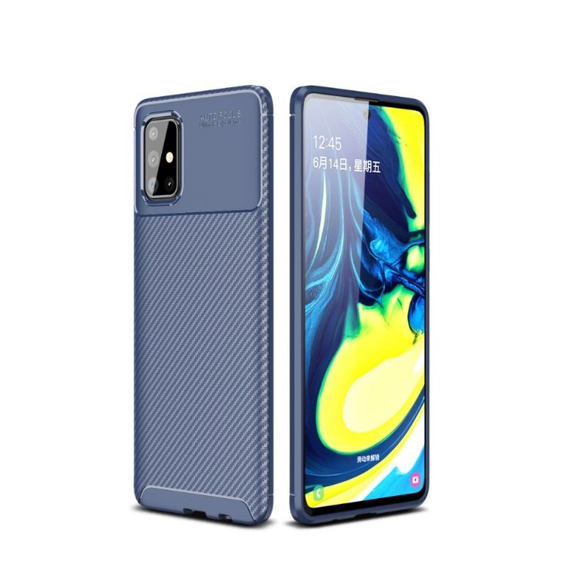 Hülle Für Samsung Galaxy A71 Gel-kohlefaser-stil