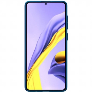 Hülle Für Samsung Galaxy A71 Nillkin Frosteffekt - Pfauenblau