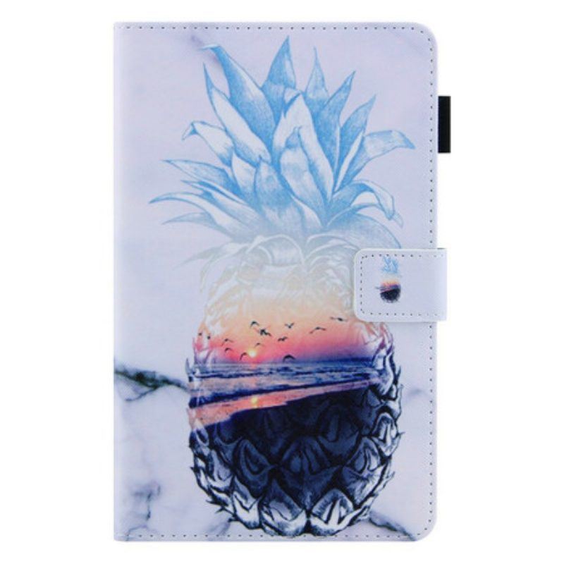 Flip Case Für Samsung Galaxy Tab A7 Lite Ananas-muster