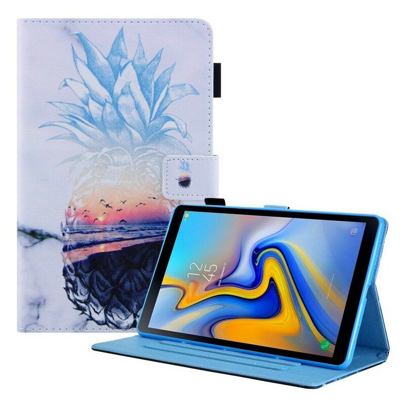 Flip Case Für Samsung Galaxy Tab A7 Lite Ananas-muster