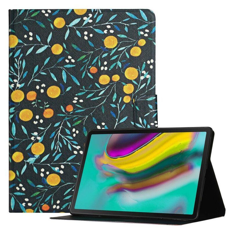 Flip Case Für Samsung Galaxy Tab A7 Lite Blumen Blumen Blumen