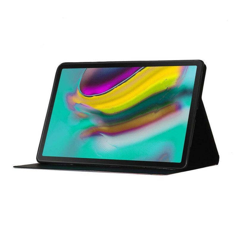 Flip Case Für Samsung Galaxy Tab A7 Lite Blumen Blumen Blumen