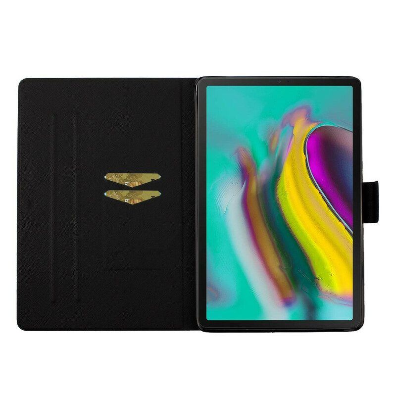 Flip Case Für Samsung Galaxy Tab A7 Lite Blumen Blumen Blumen