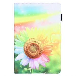 Flip Case Für Samsung Galaxy Tab A7 Lite Blumen In Der Sonne