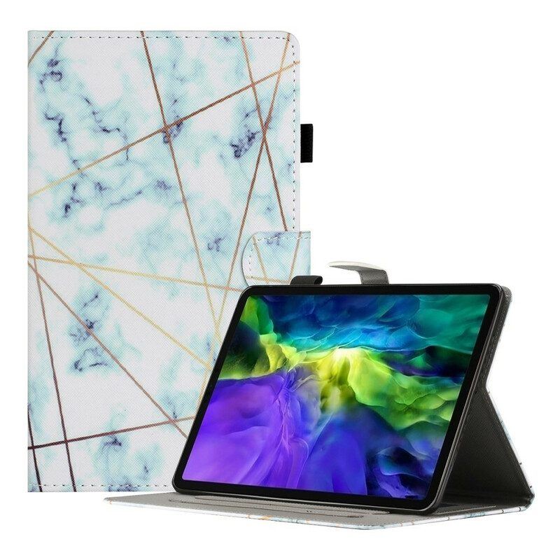 Flip Case Für Samsung Galaxy Tab A7 Lite Marmor