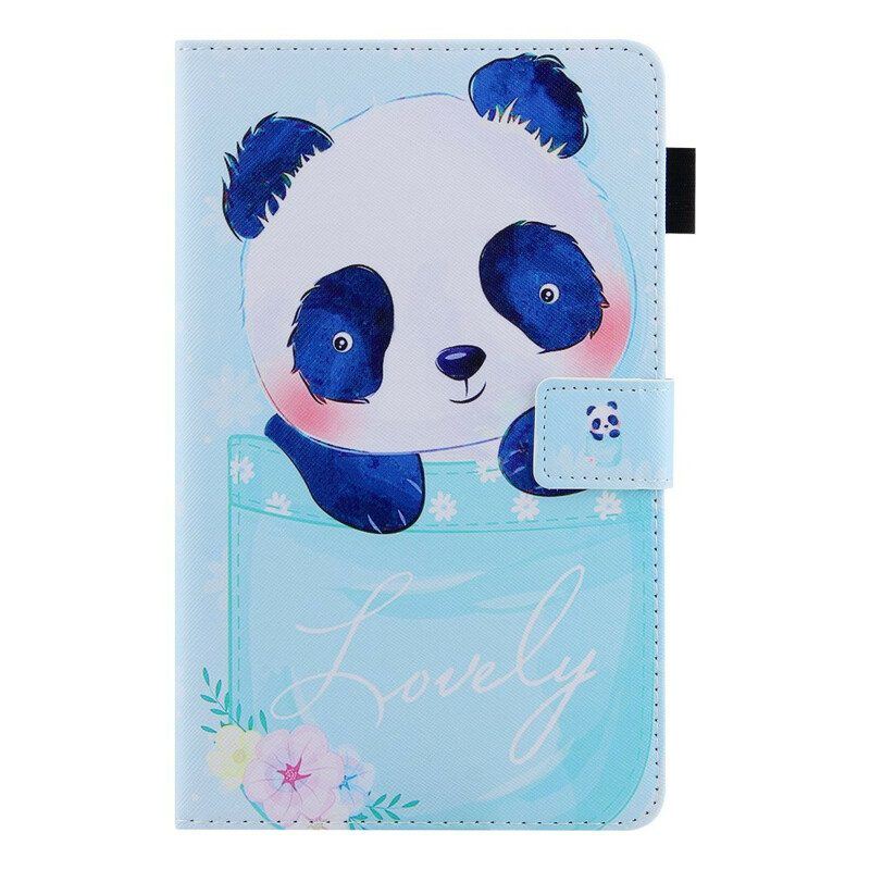 Flip Case Für Samsung Galaxy Tab A7 Lite Süßer Panda