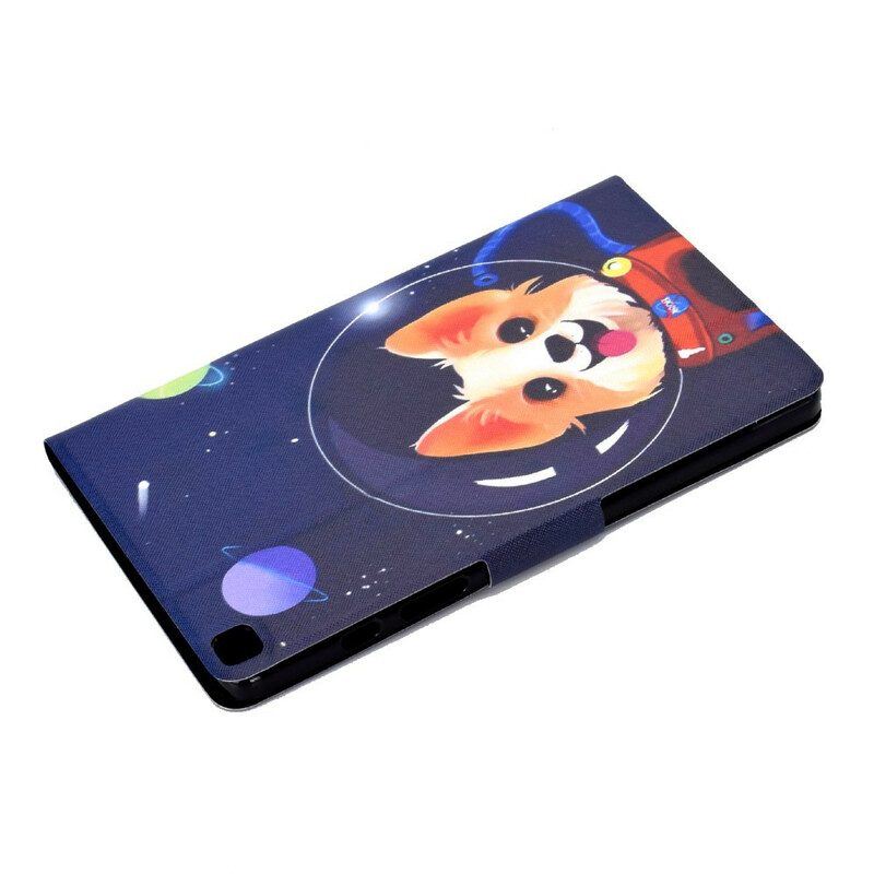 Flip Case Für Samsung Galaxy Tab A7 Lite Weltraumhund