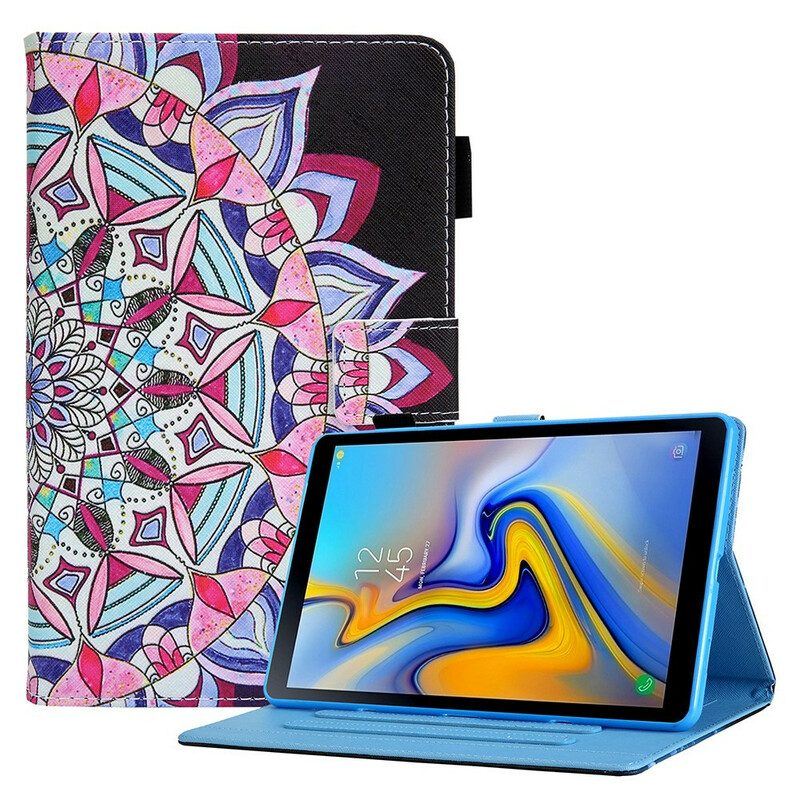 Lederhüllen Für Samsung Galaxy Tab A7 Lite Grafisches Mandala