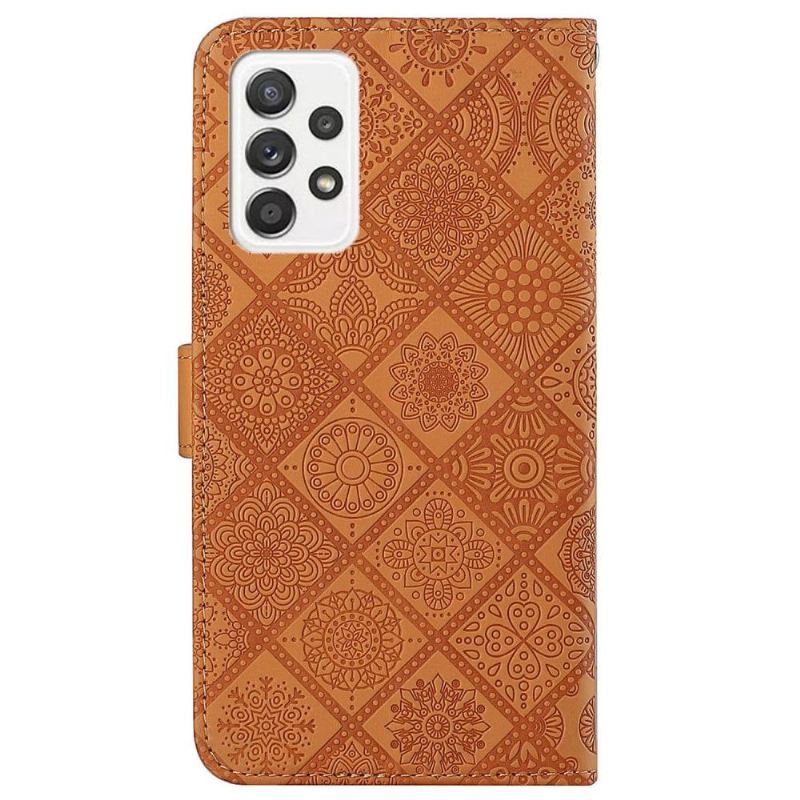 Flip Case Für Samsung Galaxy A53 5G Mandala-kaleidoskop