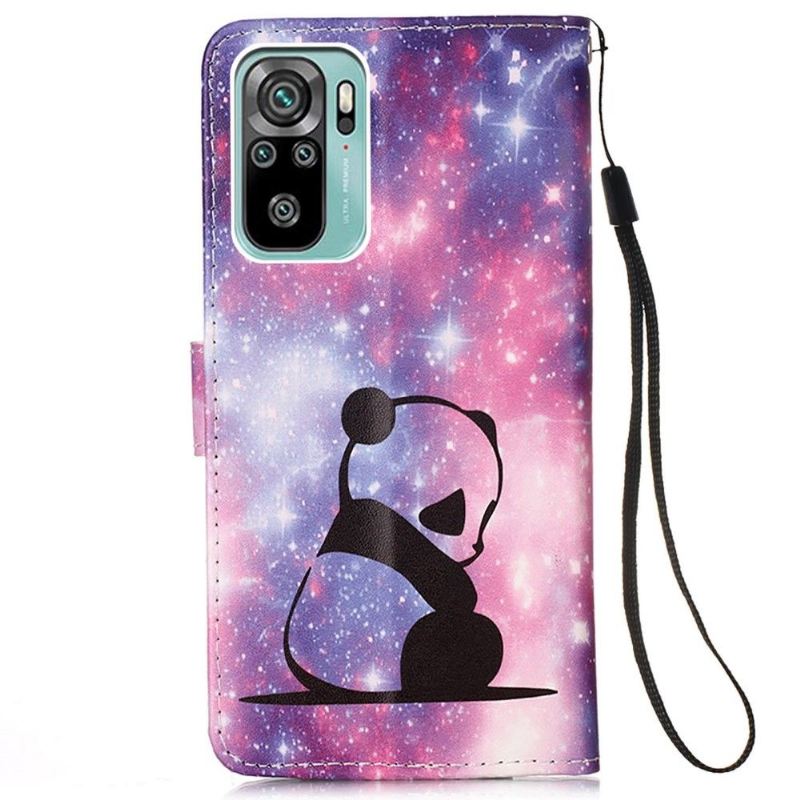 Flip Case Für Samsung Galaxy A53 5G Träumender Panda