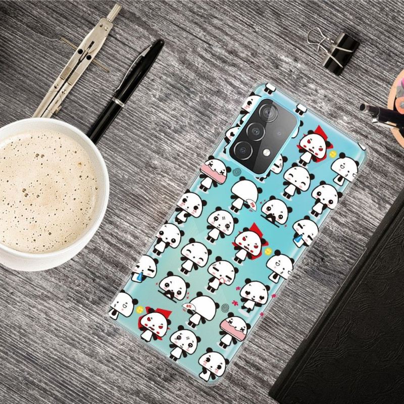 Handyhülle Für Samsung Galaxy A53 5G Schutzhülle Kawaii-pandas