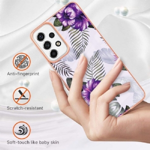 Hülle Für Samsung Galaxy A53 5G Exotische Blumen