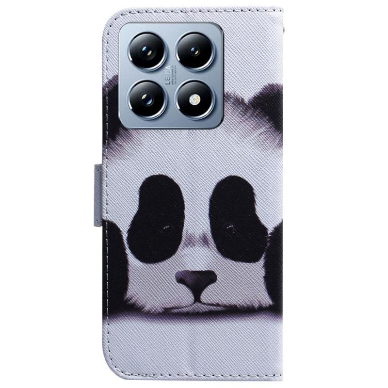 Lederhüllen Xiaomi 14t Pro Panda