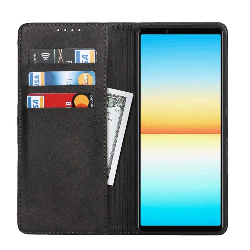 Flip Case Für Sony Xperia 1 IV Flip Case Klappe Für Kartenhalter Aus Kunstleder