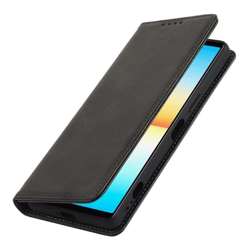 Flip Case Für Sony Xperia 1 IV Flip Case Klappe Für Kartenhalter Aus Kunstleder