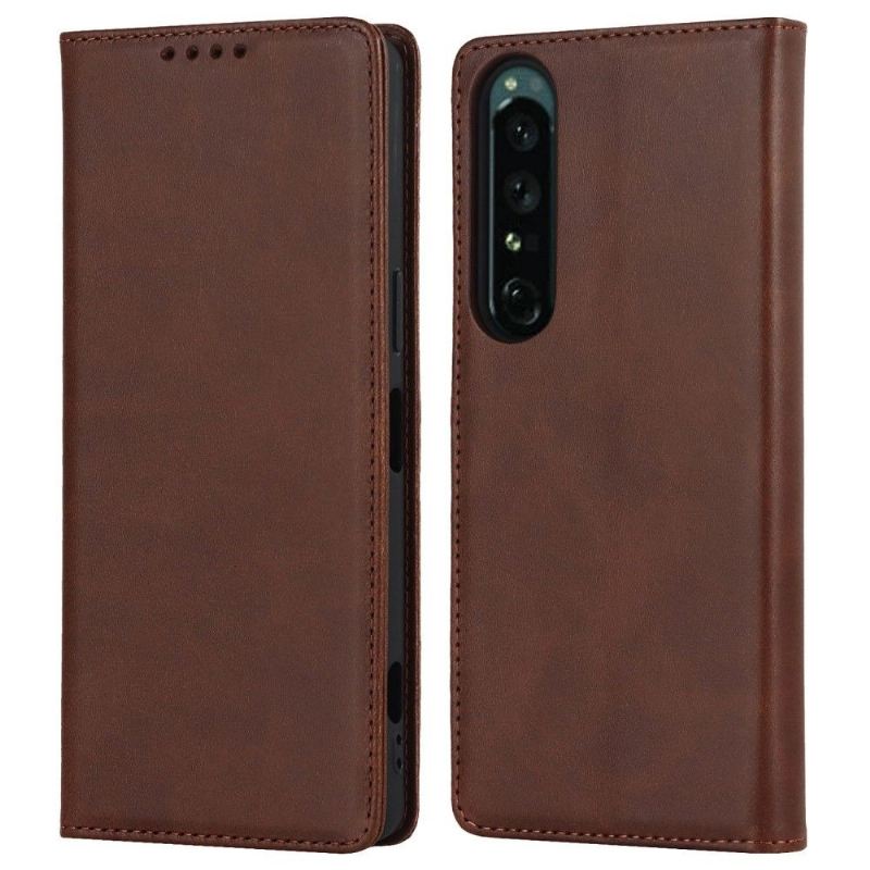 Flip Case Für Sony Xperia 1 IV Flip Case Klappe Für Kartenhalter Aus Kunstleder