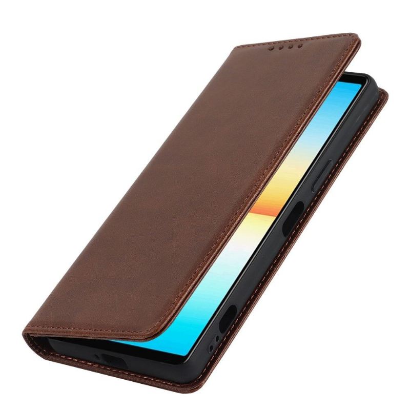 Flip Case Für Sony Xperia 1 IV Flip Case Klappe Für Kartenhalter Aus Kunstleder