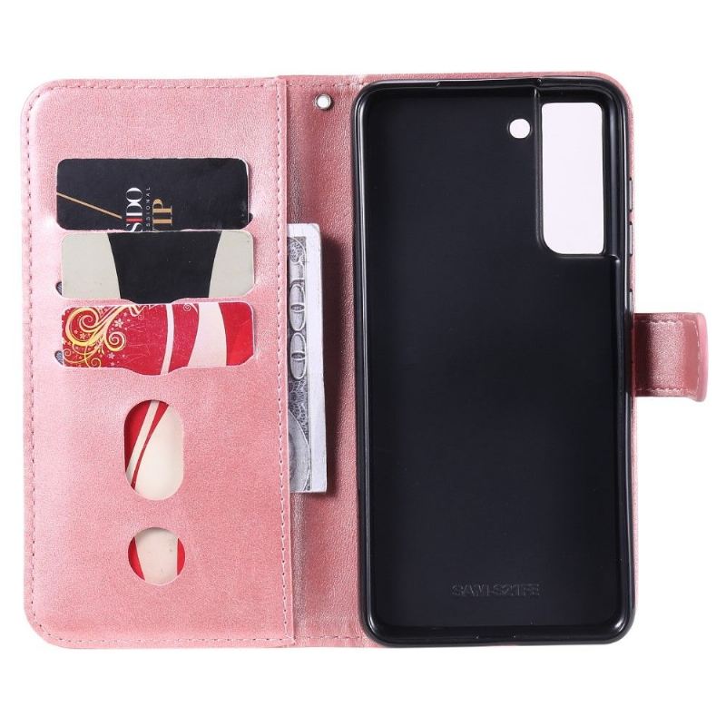 Flip Case Für Samsung Galaxy S21 FE Brieftasche Elena