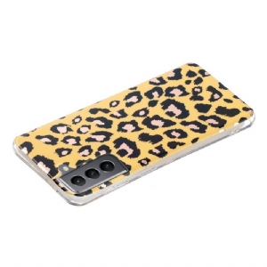 Hülle Für Samsung Galaxy S21 FE Anti-Sturz Silikon-leopard