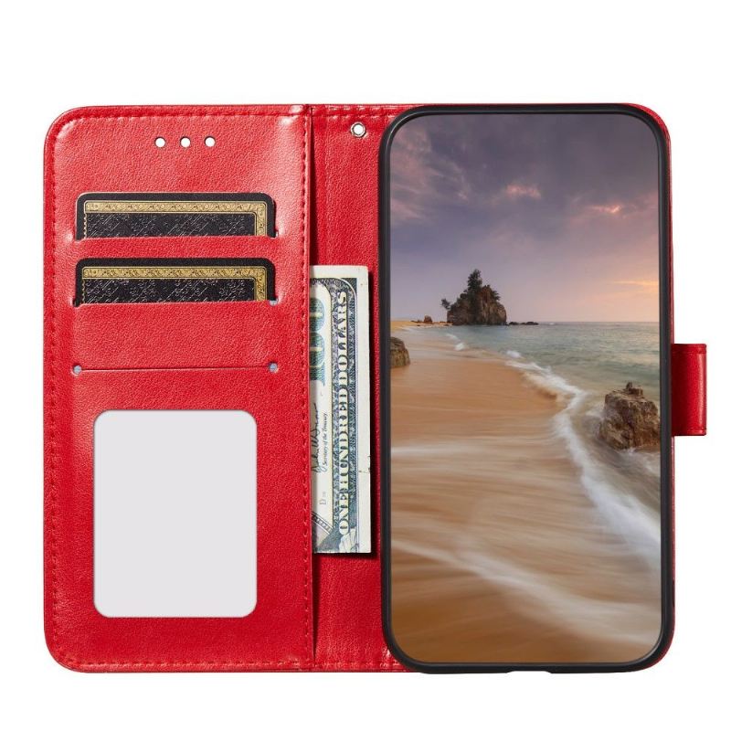 Lederhüllen Für Samsung Galaxy S21 FE Flip Case Klappkartenhalter