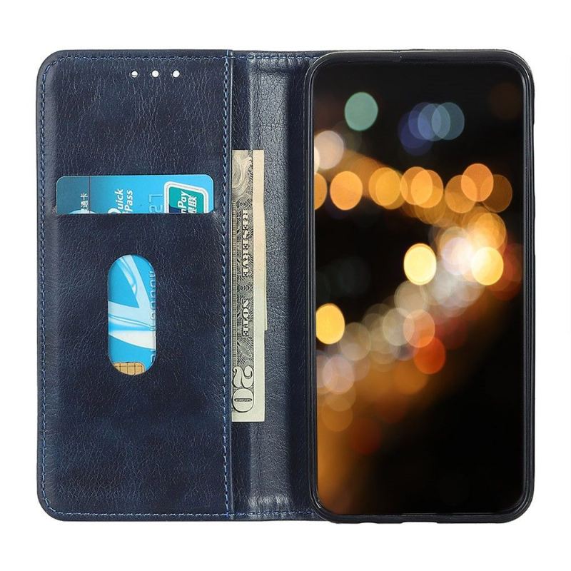 Lederhüllen Für Samsung Galaxy S21 FE Flip Case Kunstleder