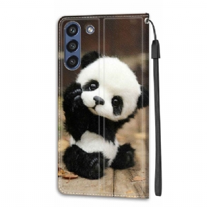 Lederhüllen Für Samsung Galaxy S21 FE Kleiner Panda