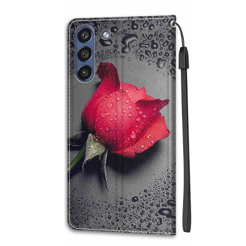 Lederhüllen Für Samsung Galaxy S21 FE Rosa