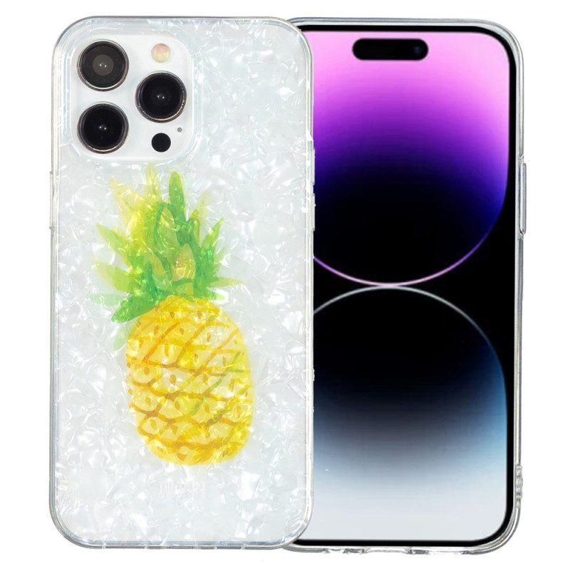 Hülle Für iPhone 15 Pro Max Ananas