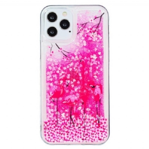 Hülle Für iPhone 15 Pro Max Flamingo-glitzer