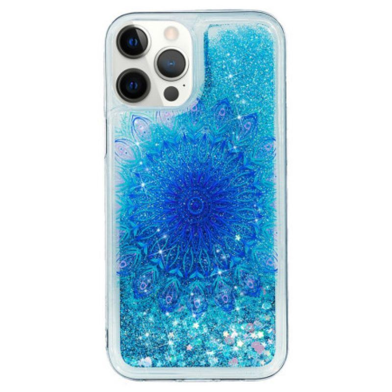 Hülle Für iPhone 15 Pro Max Mandala-glitzer