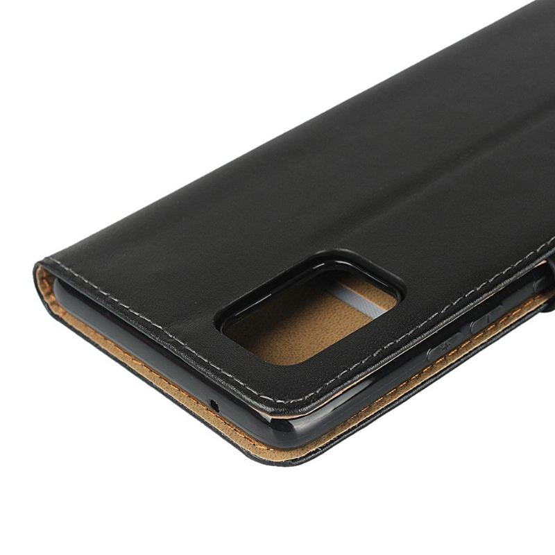 Case Für Samsung Galaxy A51 5G Geldbörse Flip Case - Schwarz