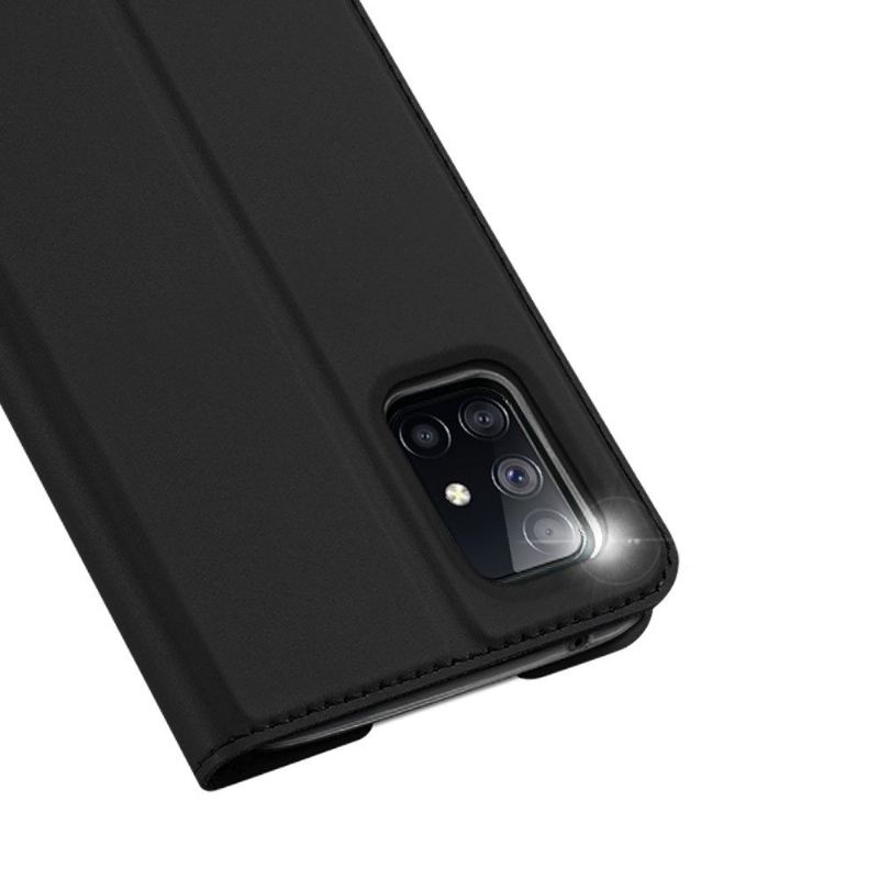 Flip Case Für Samsung Galaxy A51 5G Business-satin-effekt