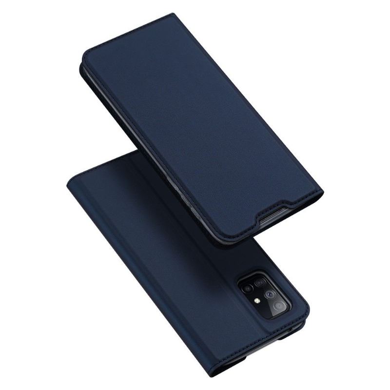 Flip Case Für Samsung Galaxy A51 5G Business-satin-effekt