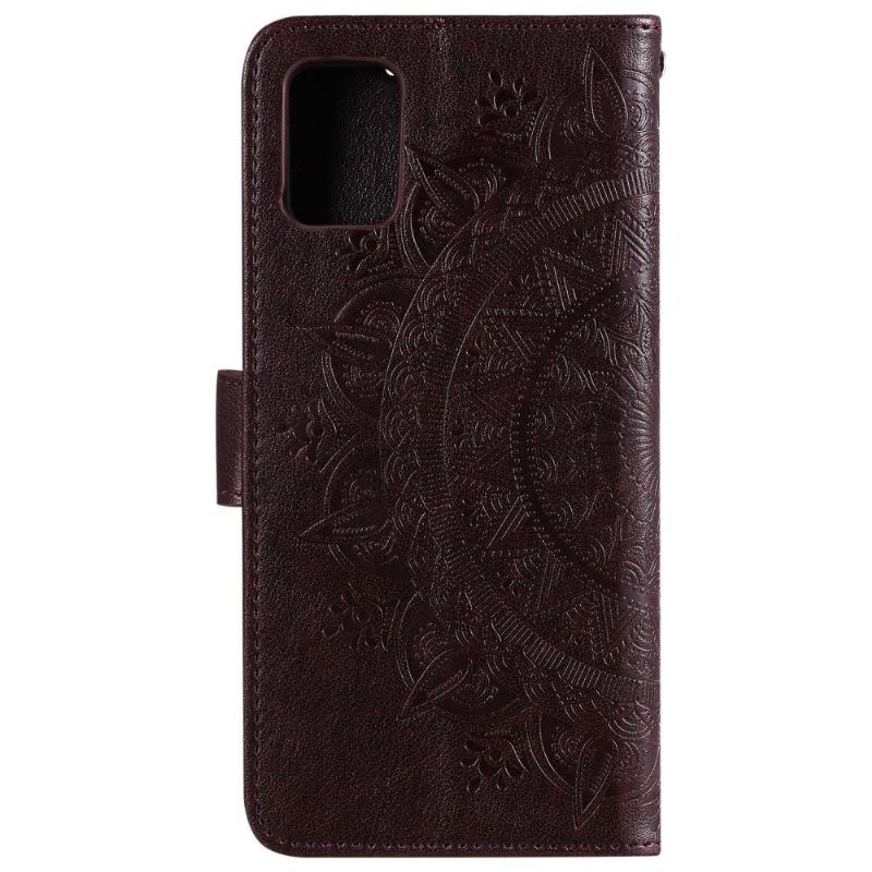 Flip Case Für Samsung Galaxy A51 5G Relief-mandala