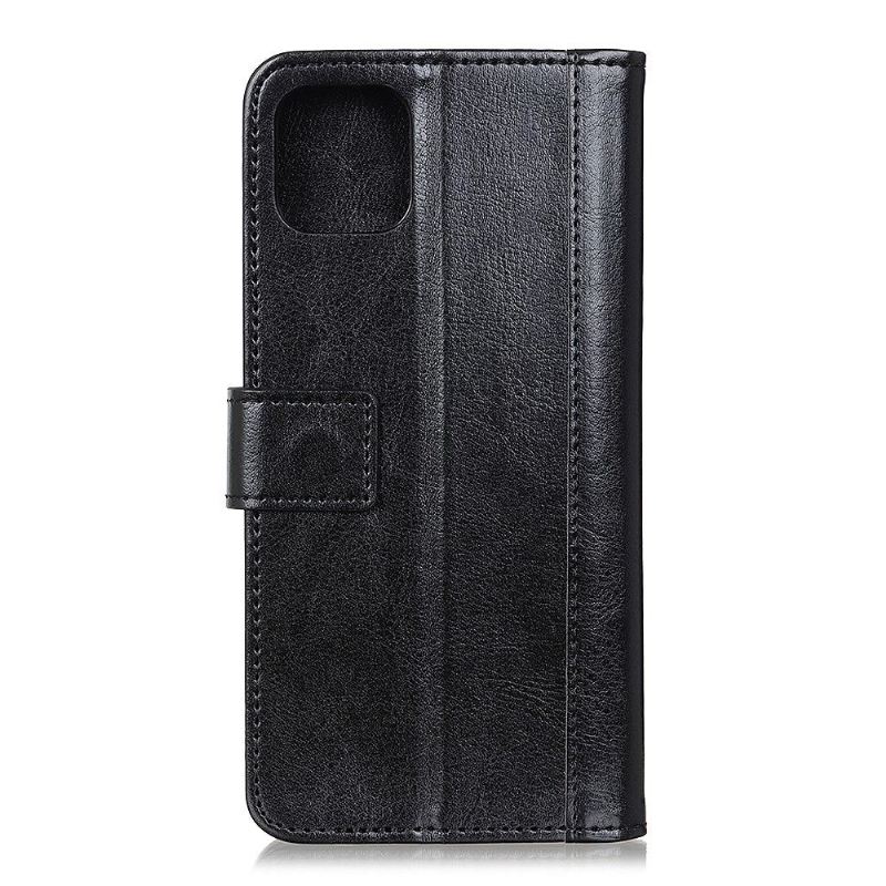 Flip Case Für Samsung Galaxy A51 5G Stil Leder Mit Nieten