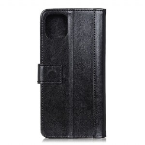 Flip Case Für Samsung Galaxy A51 5G Stil Leder Mit Nieten