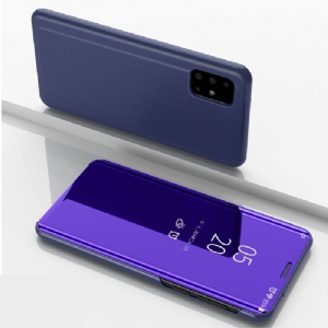 Hülle Für Samsung Galaxy A51 5G Flip Case Spiegeleffekt