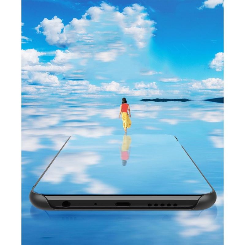 Hülle Für Samsung Galaxy A51 5G Flip Case Spiegeleffekt