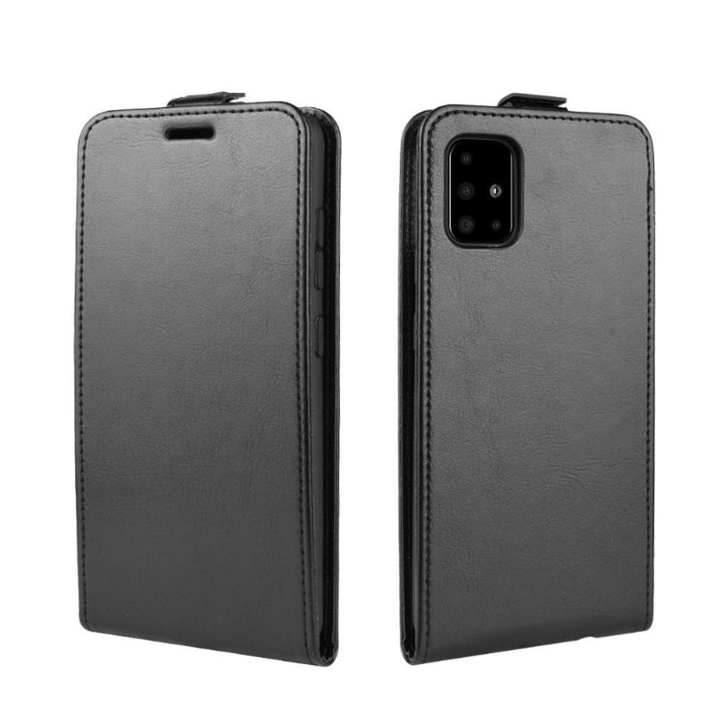 Lederhüllen Für Samsung Galaxy A51 5G Anti-Sturz Flip Case Vertikales Kunstleder