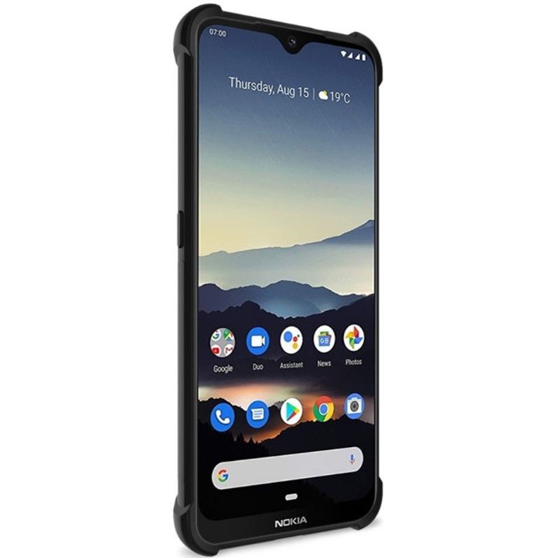 Hülle Für Nokia 7.2 Klasse Protect – Metallic-schwarz