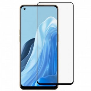 Displayschutzfolie Aus Gehärtetem Glas Für Oppo Reno 7 Mit Schwarzem Rand