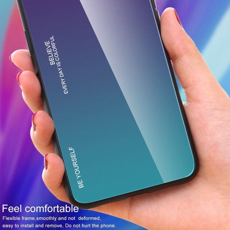 Handyhülle Für Oppo Reno 7 Gehärtetes Glas. Sei Du Selbst