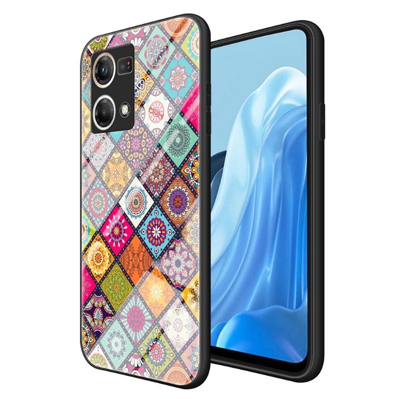 Handyhülle Für Oppo Reno 7 Schutzhülle Mandala-kaleidoskop Mit Ständer