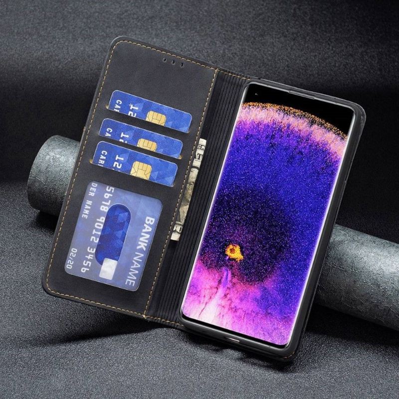 Lederhüllen Für Oppo Reno 7 Flip Case Binfen Color Flip Kunstleder