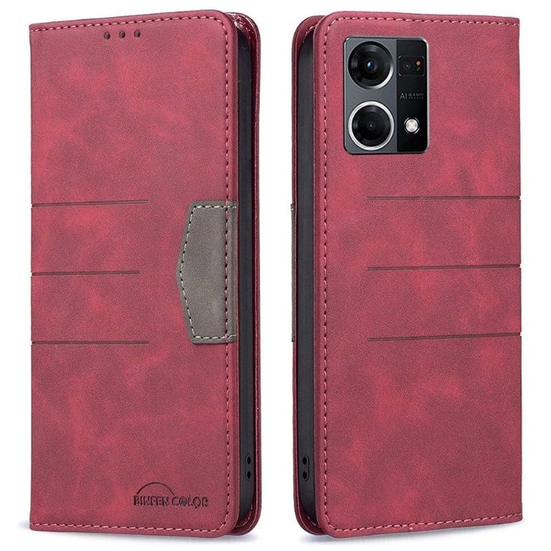 Lederhüllen Für Oppo Reno 7 Flip Case Binfen Color Flip Kunstleder