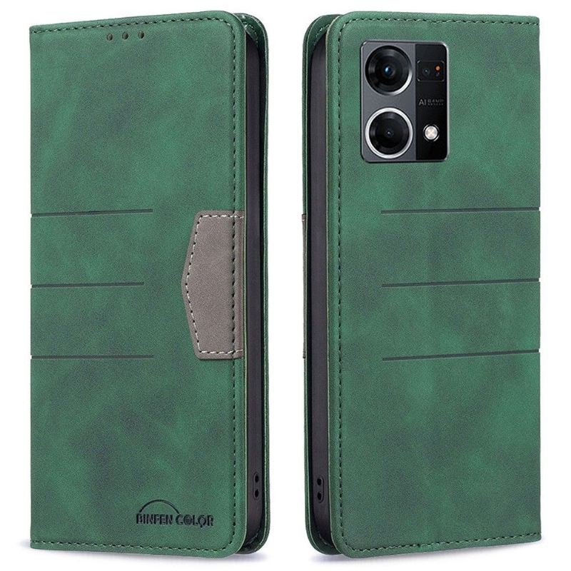 Lederhüllen Für Oppo Reno 7 Flip Case Binfen Color Flip Kunstleder